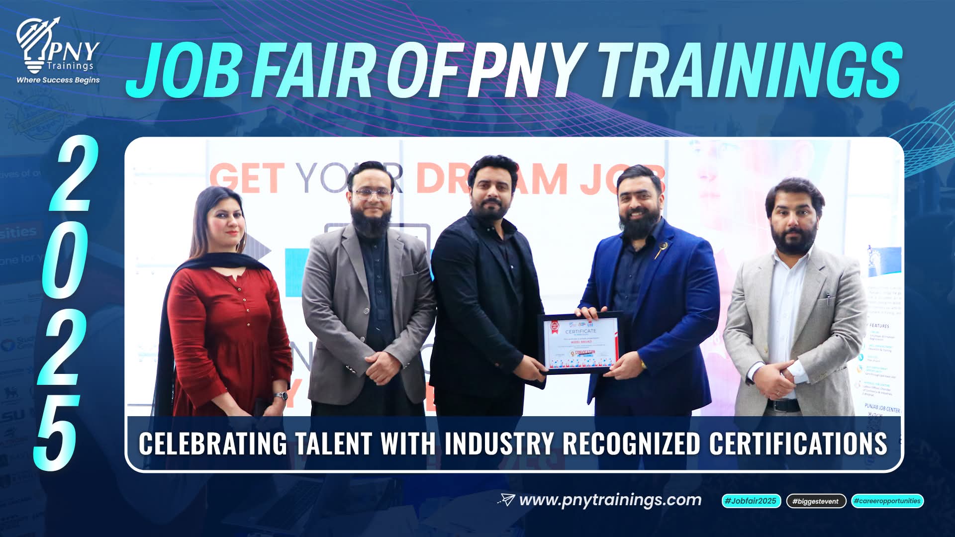 At Job Fair Of Pny Trainings Mian Ahmad Basit — At Job Fair Of Pny Trainings (Networking & Industry)