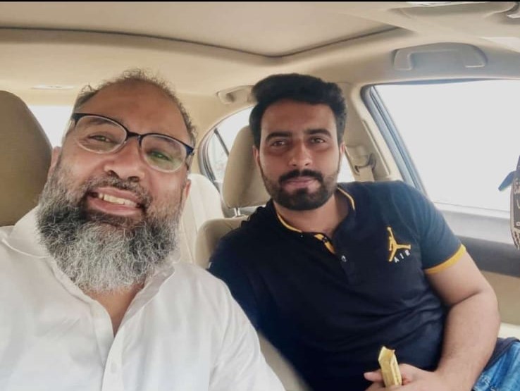 With Ahmad Manzoor 1